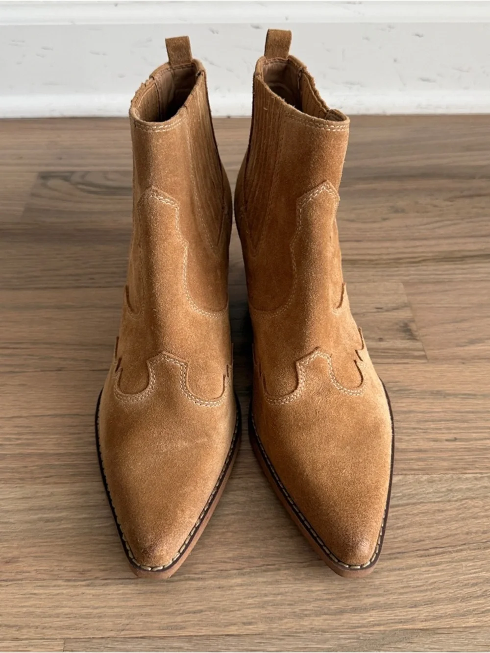 Sam Edelman Winona Western Booties 6.5 - Picture 4 of 15